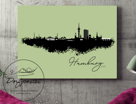 Hamburg Leinwand