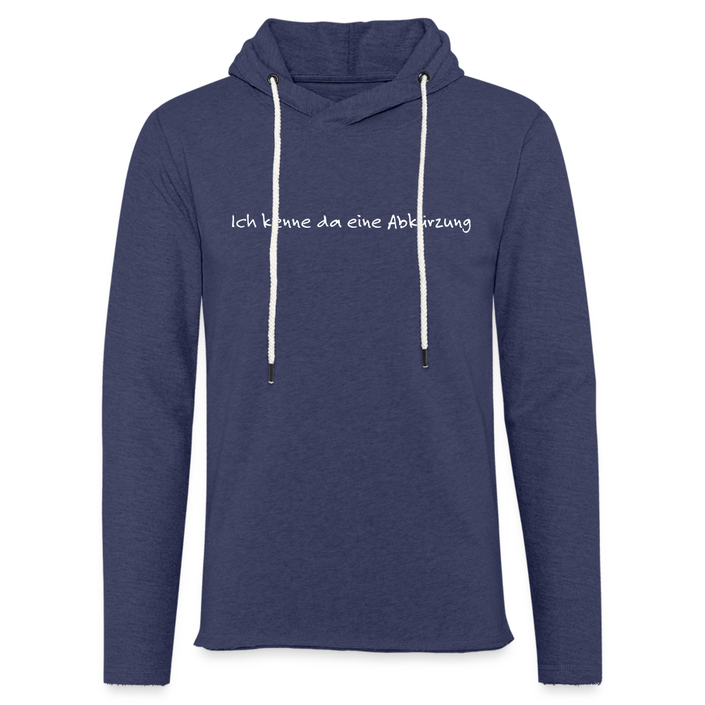 Kapuzensweatshirt Unisex - Navy meliert