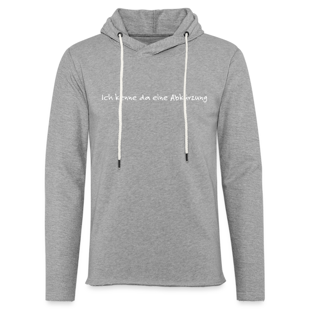 Kapuzensweatshirt Unisex - Grau meliert