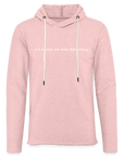 Kapuzensweatshirt Unisex - Rosa-Creme meliert