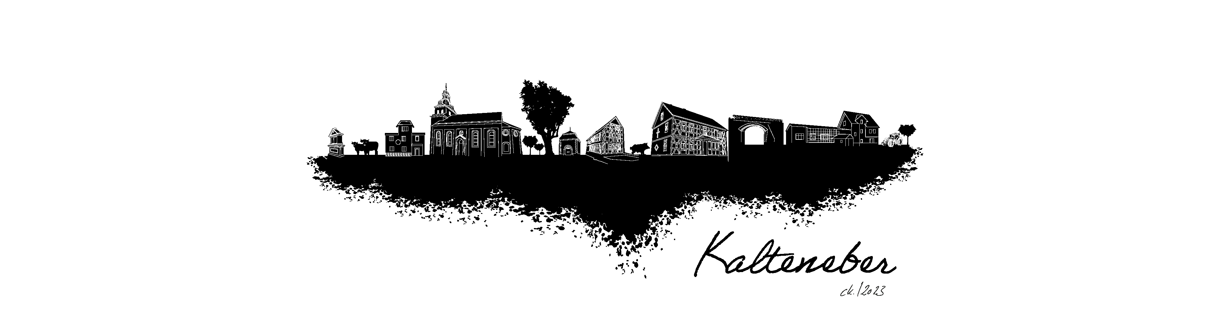 Dorfposter Kalteneber Skyline