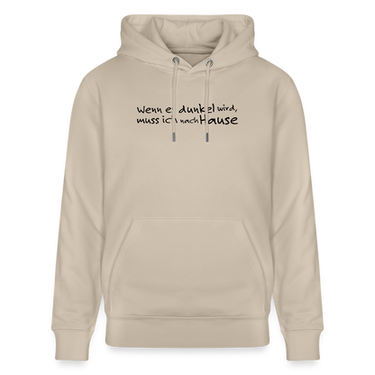 Dorfposter dunkel Bio-Hoodie von Stanley/Stella - Beige