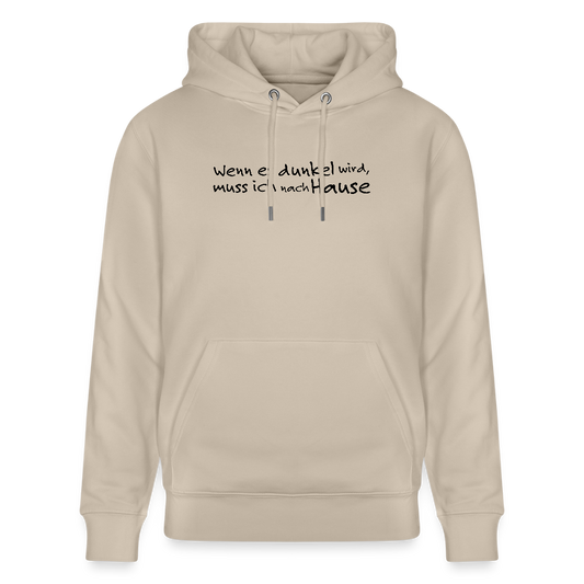 Dorfposter dunkel Bio-Hoodie von Stanley/Stella - Beige