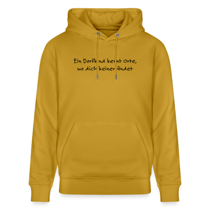 Dorfposter Orte Bio-Hoodie von Stanley/Stella - Ocker
