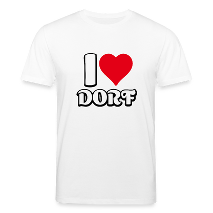 Dorfposter Bio-T-Shirt Love - Weiß