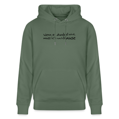 Dorfposter dunkel Bio-Hoodie von Stanley/Stella - Tanngrün