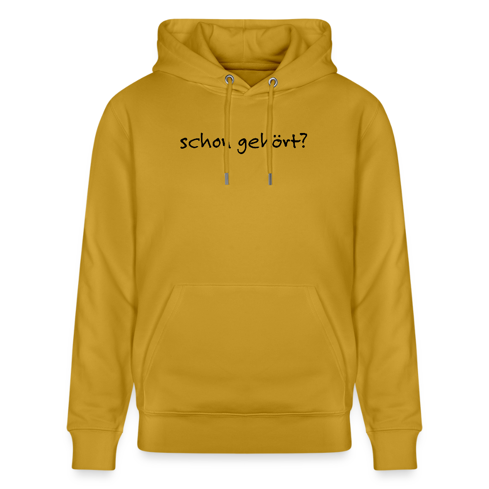 Dorfposter schon gehört Bio-Hoodie von Stanley/Stella - Ocker