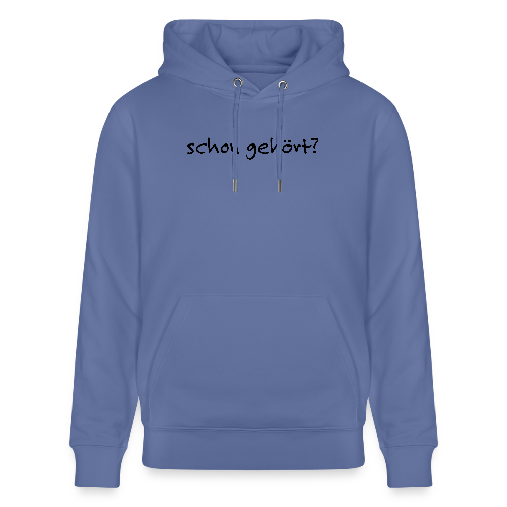 Dorfposter schon gehört Bio-Hoodie von Stanley/Stella - Blau