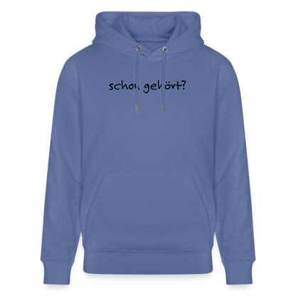 Dorfposter schon gehört Bio-Hoodie von Stanley/Stella - Blau