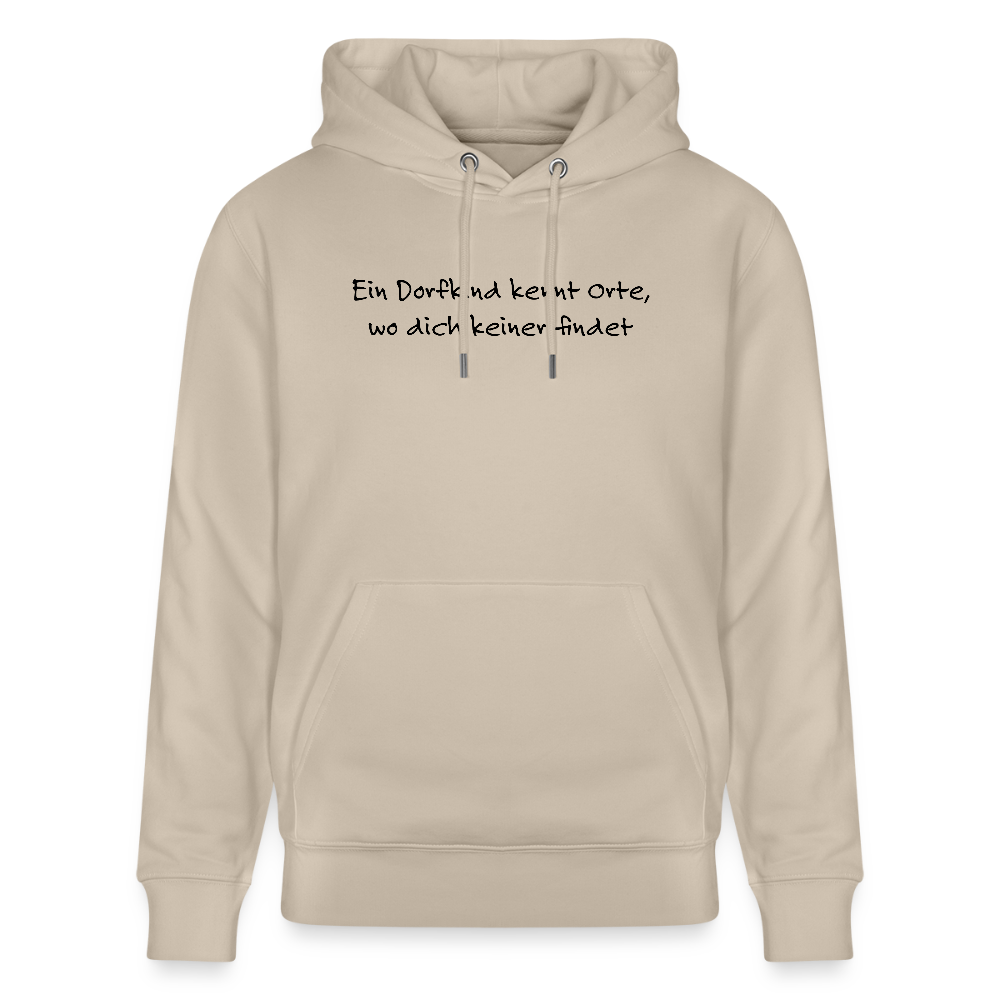 Dorfposter Orte Bio-Hoodie von Stanley/Stella - Beige