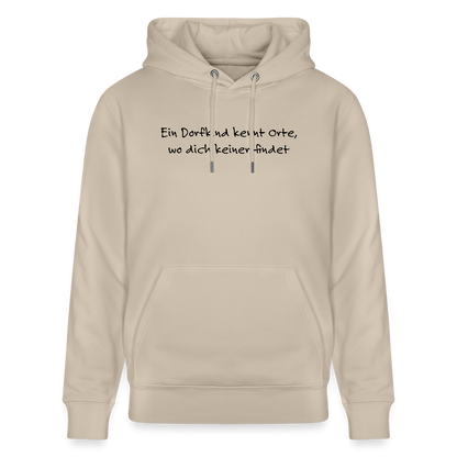 Dorfposter Orte Bio-Hoodie von Stanley/Stella - Beige