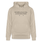 Dorfposter Orte Bio-Hoodie von Stanley/Stella - Beige