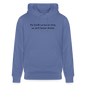 Dorfposter Orte Bio-Hoodie von Stanley/Stella - Blau