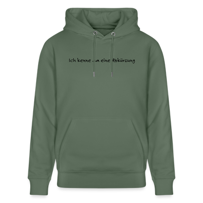 Dorfposter Abkürzung Bio-Hoodie von Stanley/Stella - Tanngrün