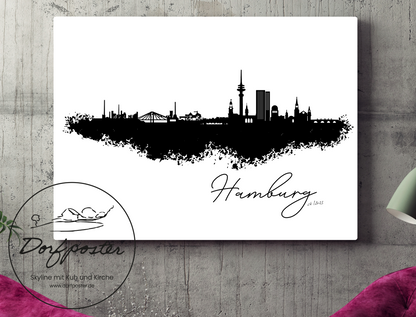 Hamburg Leinwand