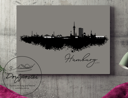 Hamburg Leinwand