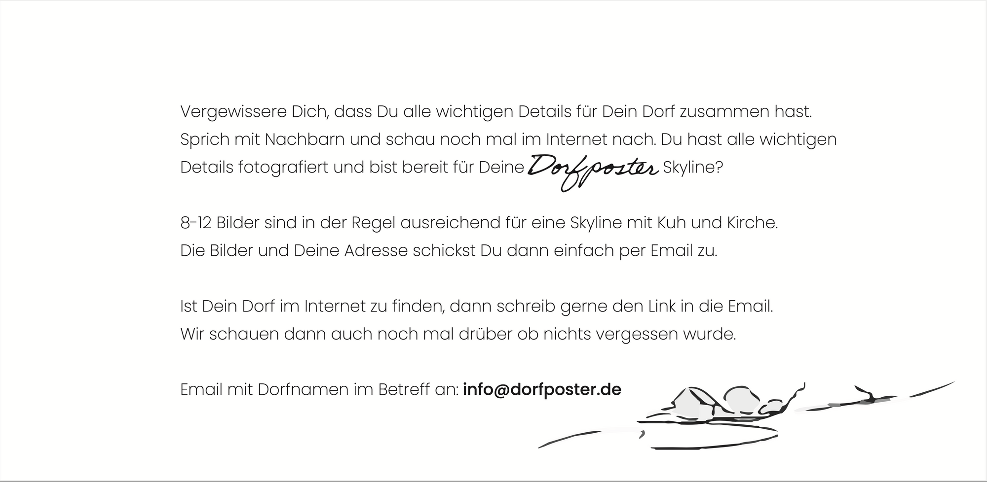 Dorfposter: Wichtige Details Banner
