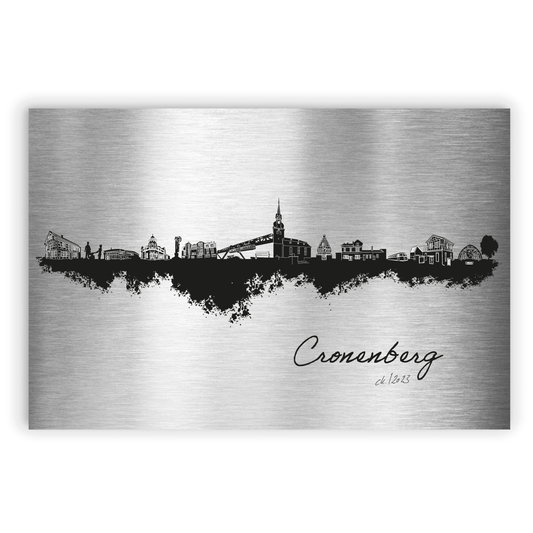 Dorfposter: Cronenberg Aluminum gebürstet