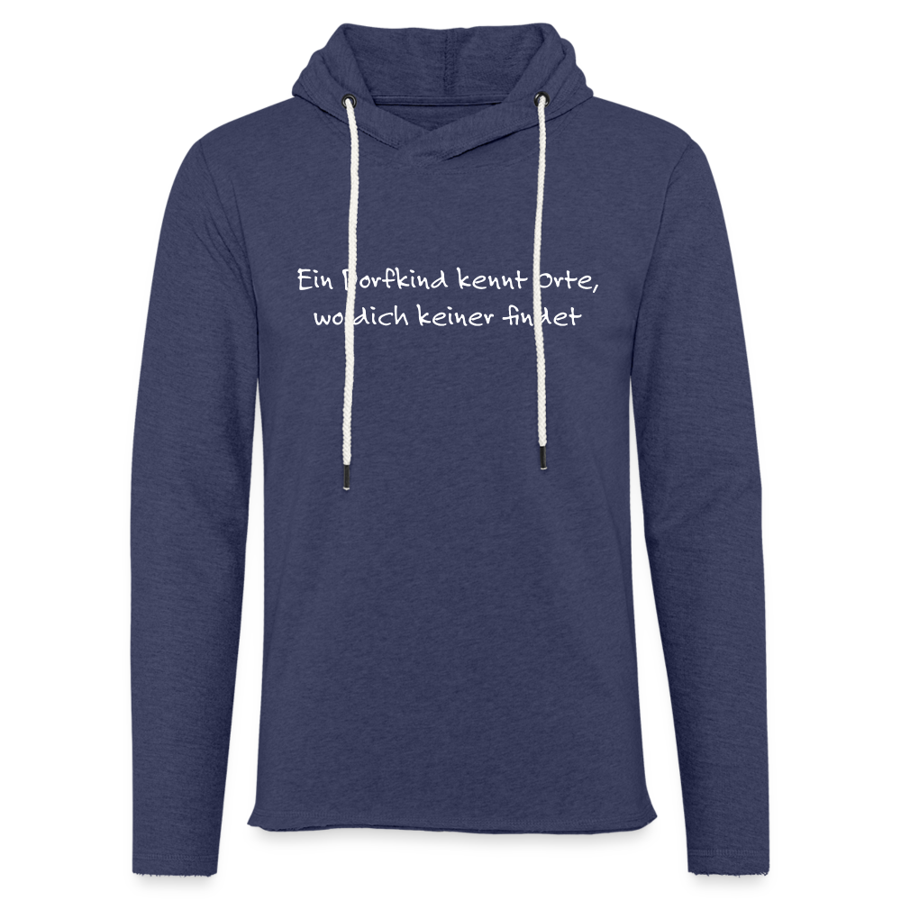 Kapuzensweatshirt Unisex - Navy meliert