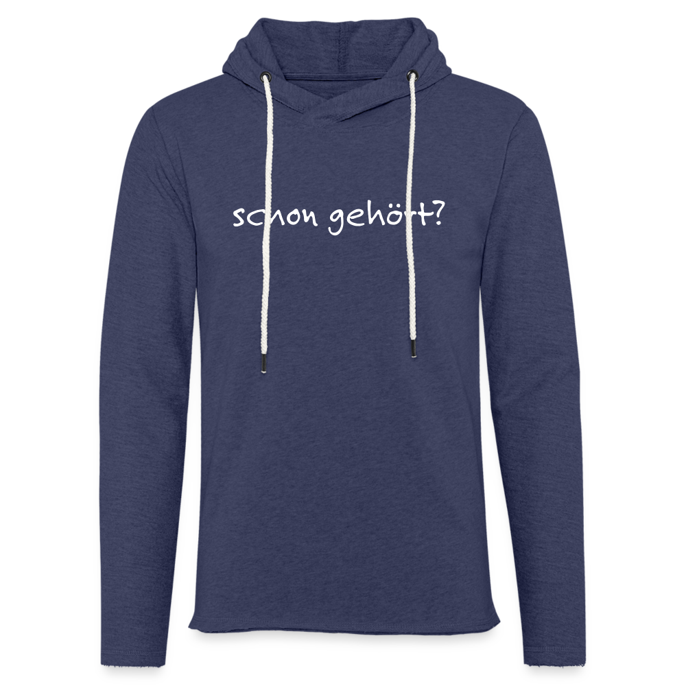 Kapuzensweatshirt Unisex - Navy meliert