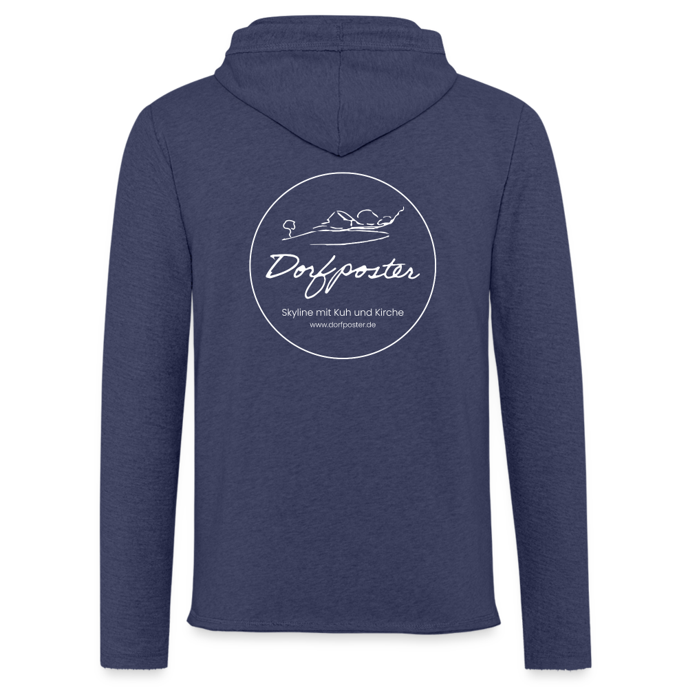 Kapuzensweatshirt Unisex - Navy meliert