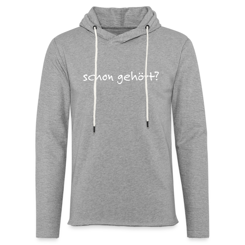 Kapuzensweatshirt Unisex - Grau meliert