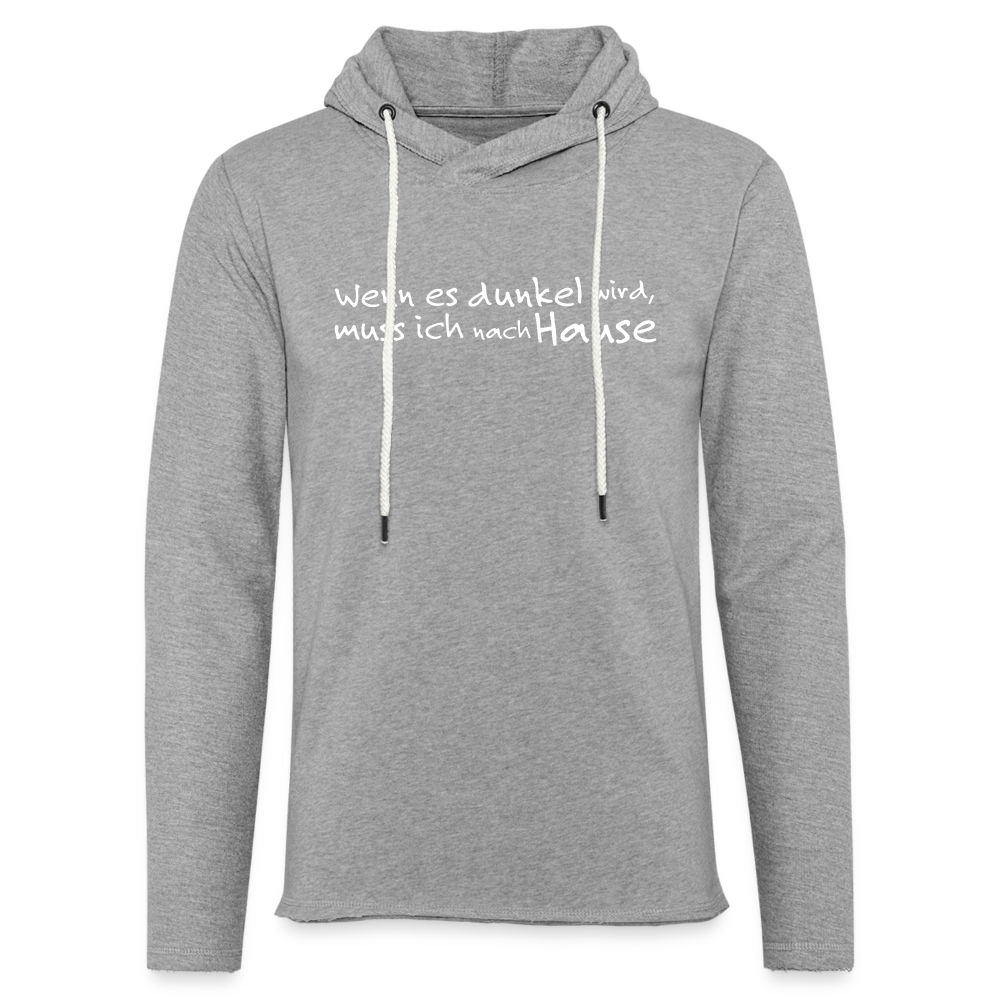 Kapuzensweatshirt Unisex - Grau meliert